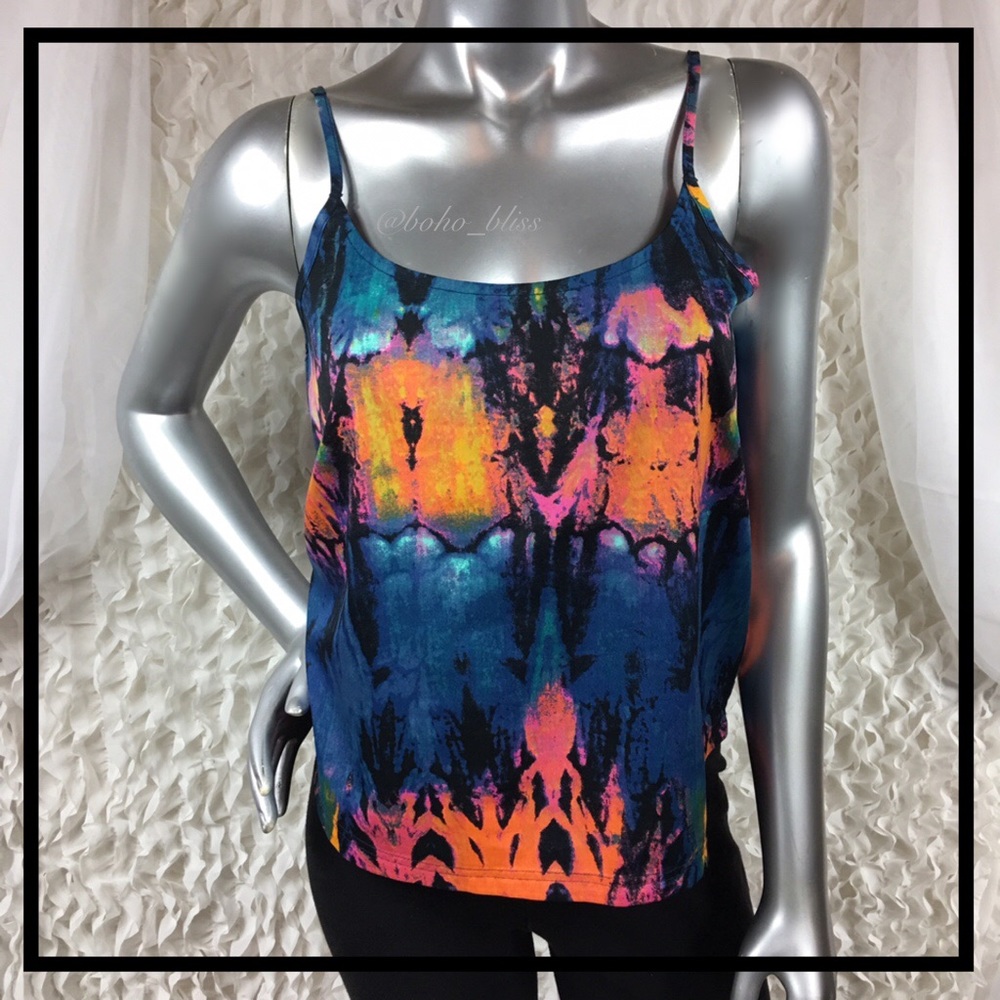 HURLEY | Bright Print Spaghetti Strap Cami Tank - Picture 2 of 6